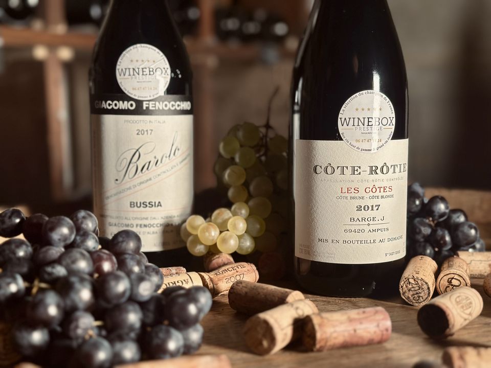 Barolo Bussia 2017 de Giacomo Fenocchio et Côte-Rôtie Les Côtes 2017
