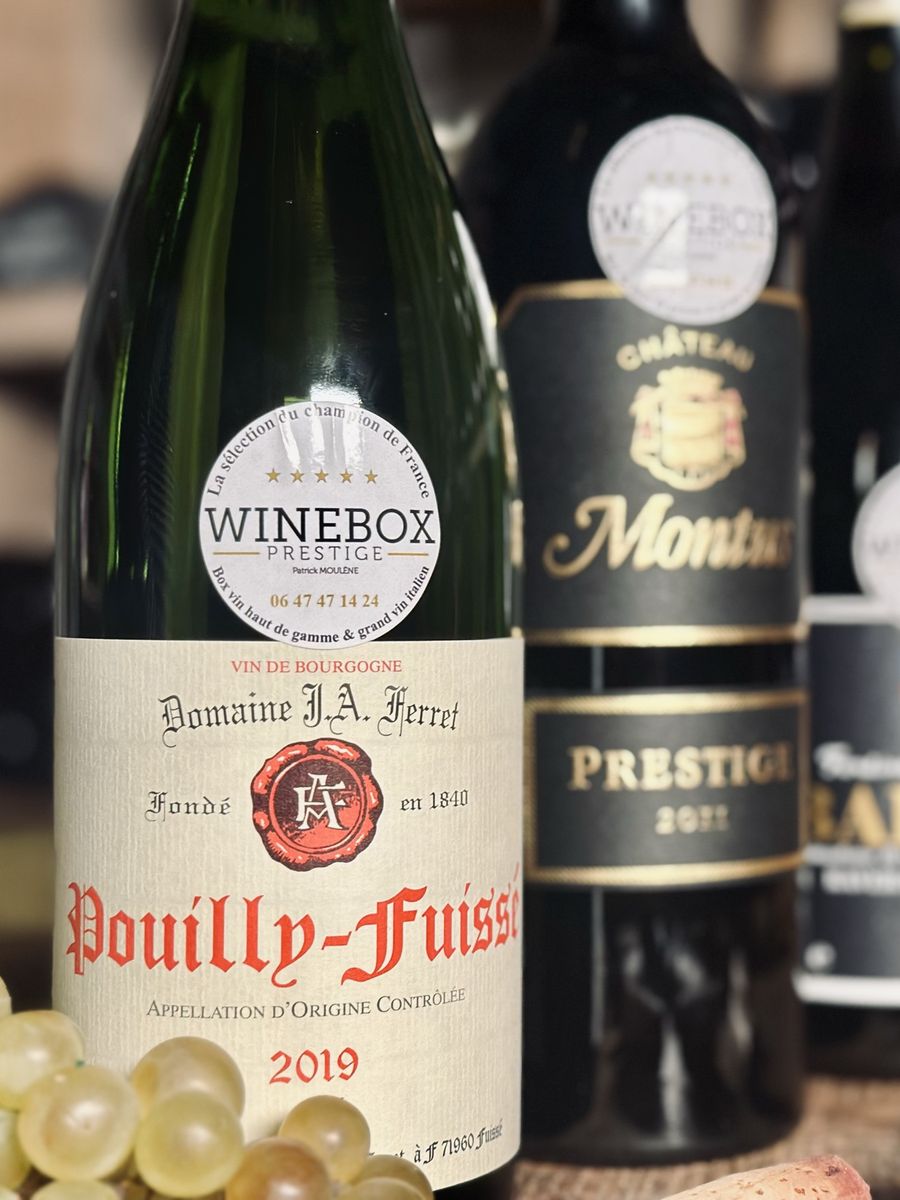 Pouilly-Fuissé 2019 du domaine J.A. Ferret et Château Montus Prestige